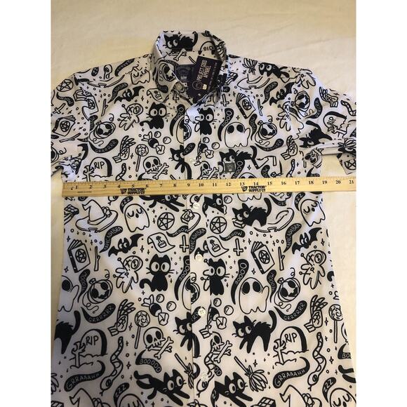 Project Good Shirt Mens S White Fun Print "Sup, Witches?" Halloween Spooky NWT - Picture 4 of 13